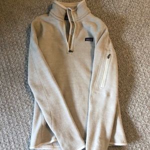women’s patagonia fleece off white